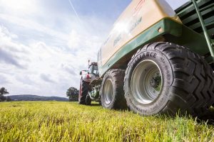 Implement tyre for agricultural equipment in Kenya with high load capacity and wide tread design