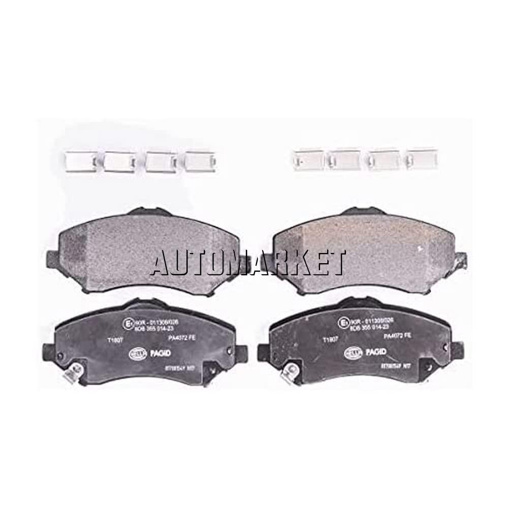 HELLA PAGGID JEEP WRANGLER 2007-2017 FRONT BRAKE PADS SET PART NO : 355014231