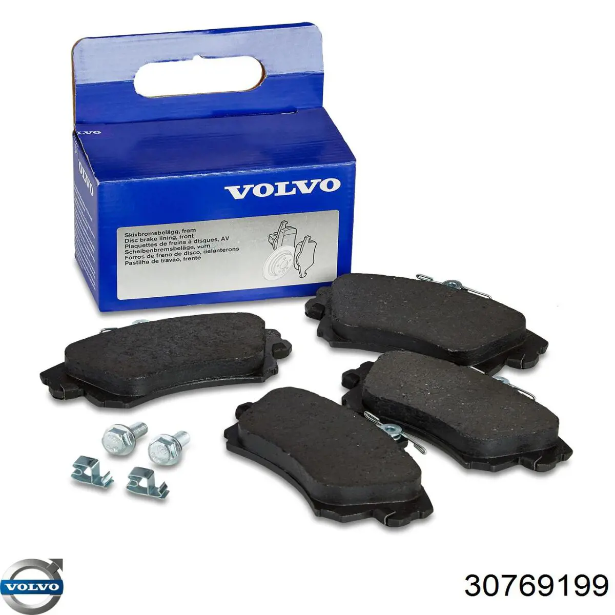GENUINE Volvo V40/S40 2000-2004 Front Brake Pad Set Part Number : 30769199