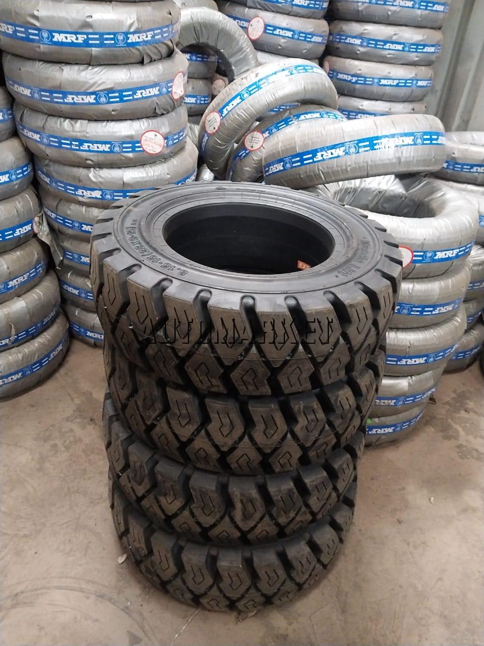 8.15-15 (28×9-15) MRF Solid Forklift Tyre from India