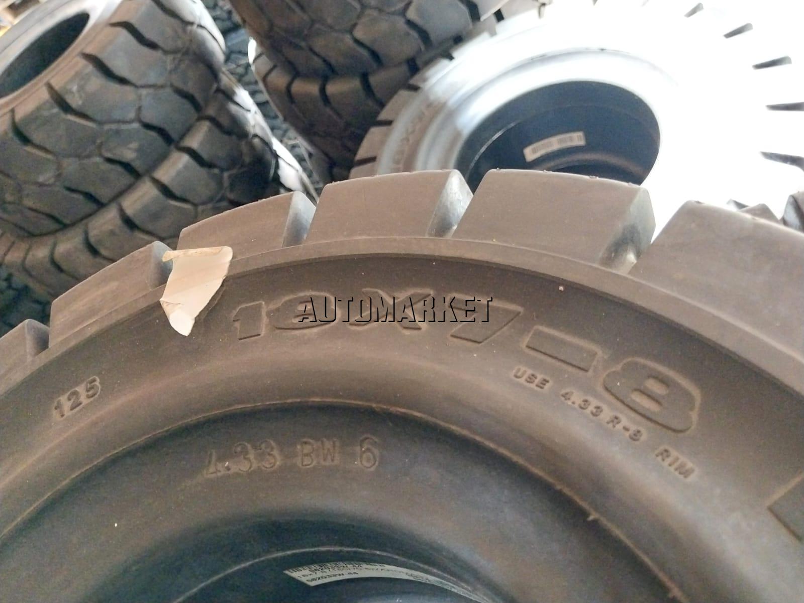 18X7-8 Galaxy Solid Forklift Tyre from India