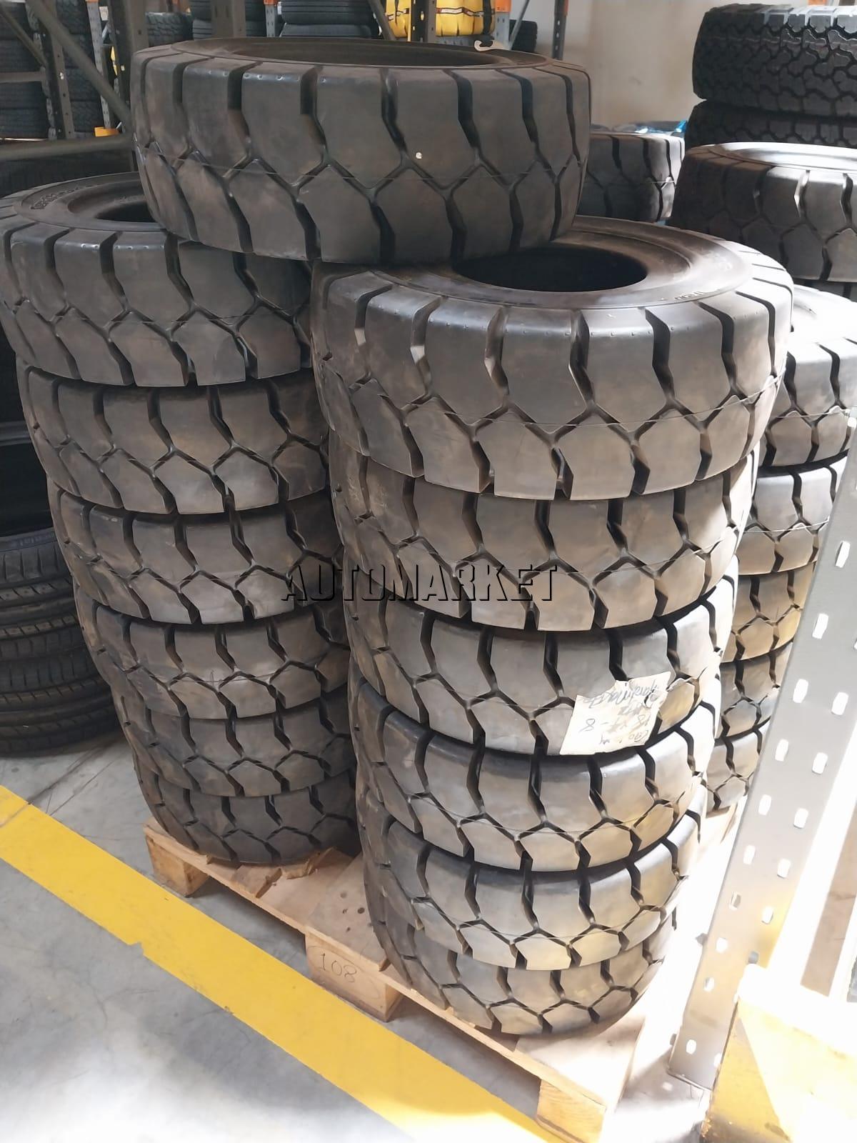18X7-8 Galaxy Solid Forklift Tyre from India