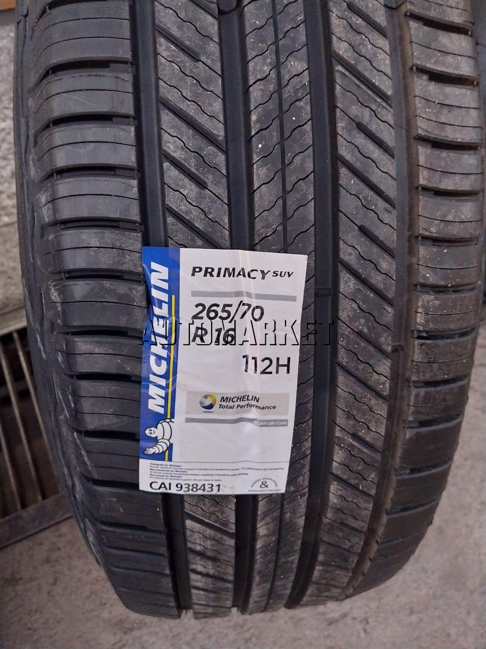 265/70R16 Michelin Primacy SUV+ Tyre in Kenya