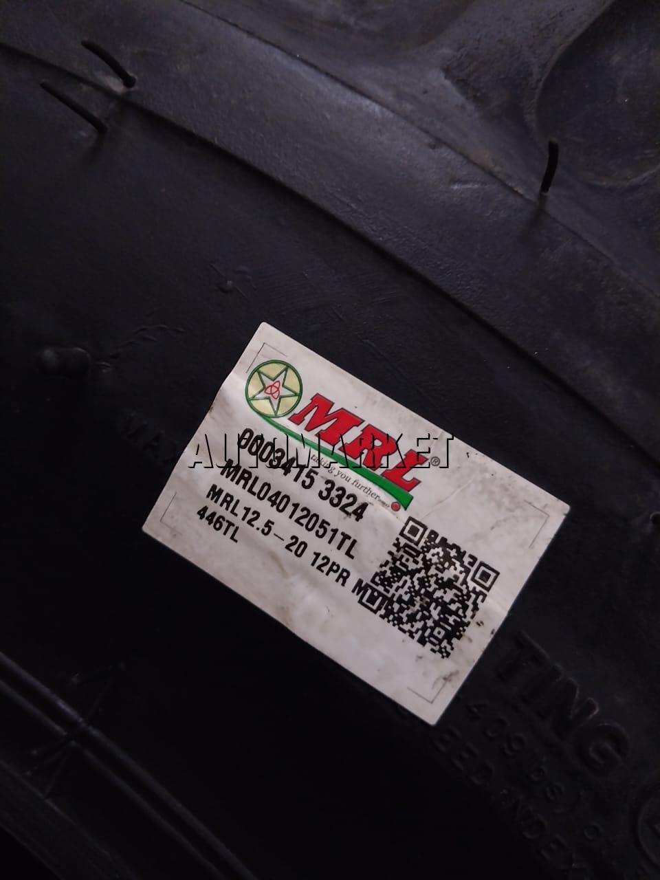 12.5-20 MRL (Malhotra) 12 Ply Industrial Tyre from India