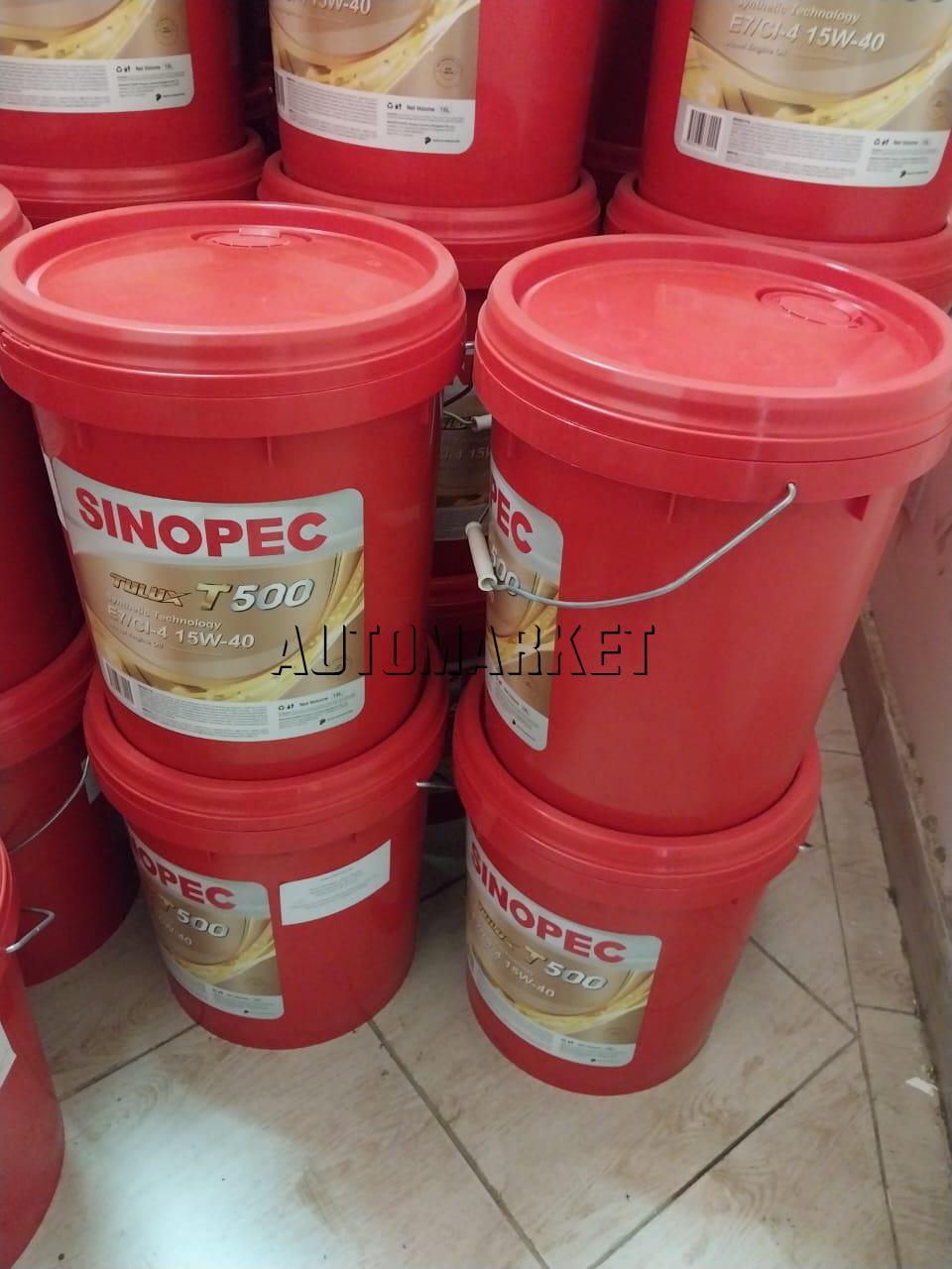 Sinopec Tulux T500 E7/CI-4 15W-40 Diesel Engine Oil in Kenya