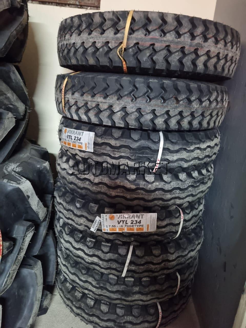 7.50-16 Vikrant Truck Tyre from India