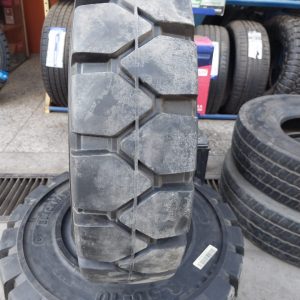 6.50-10 Black Hawk Solid Self Locking Forklift Tyre
