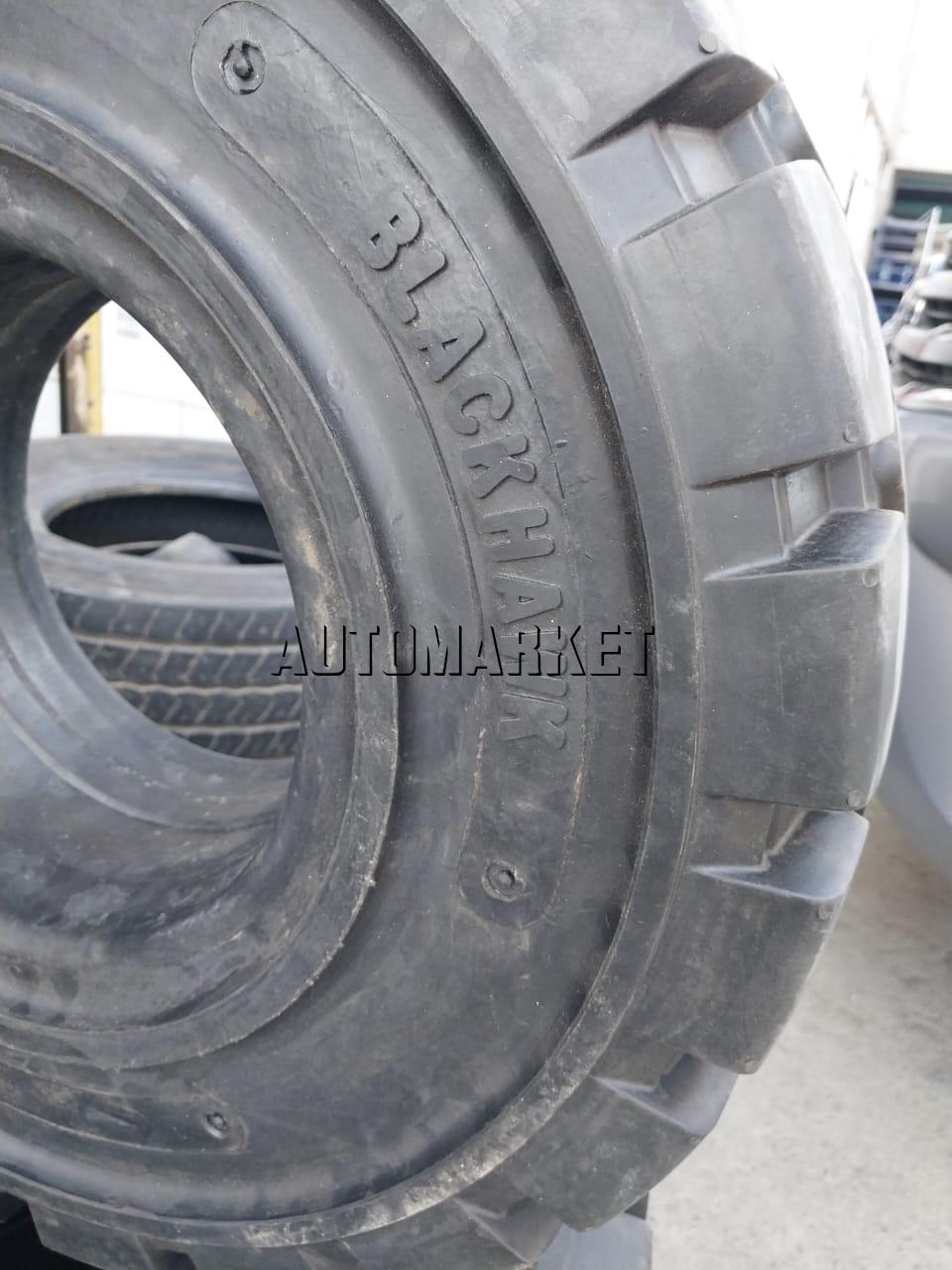6.50-10 Black Hawk Solid Self Locking Forklift Tyre