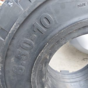 6.50-10 Black Hawk Solid Self Locking Forklift Tyre