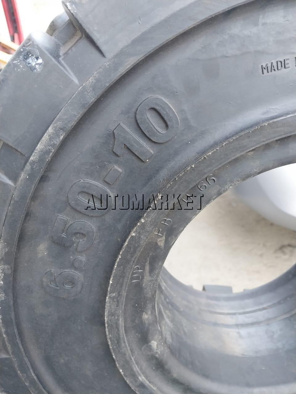 6.50-10 Black Hawk Solid Self Locking Forklift Tyre