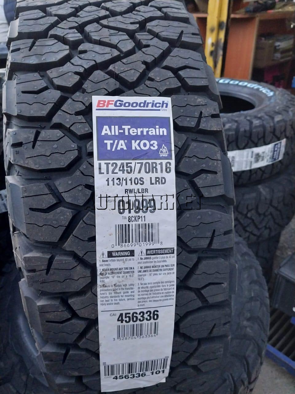 245/70R16 BF Goodrich KO3 Tyre