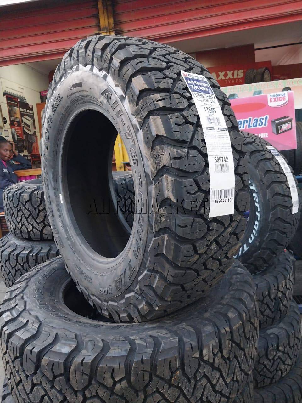 265/70R17 BF Goodrich All-Terrain T/A KO3 Tyre in Kenya