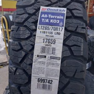 265/70R17 BF Goodrich All-Terrain T/A KO3 Tyre in Kenya