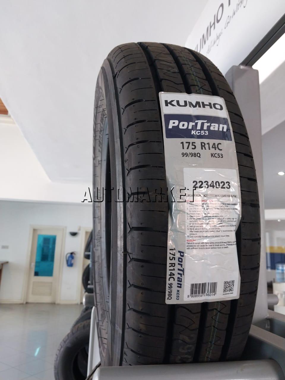 175R14C Kumho Tire Commercial Tyre