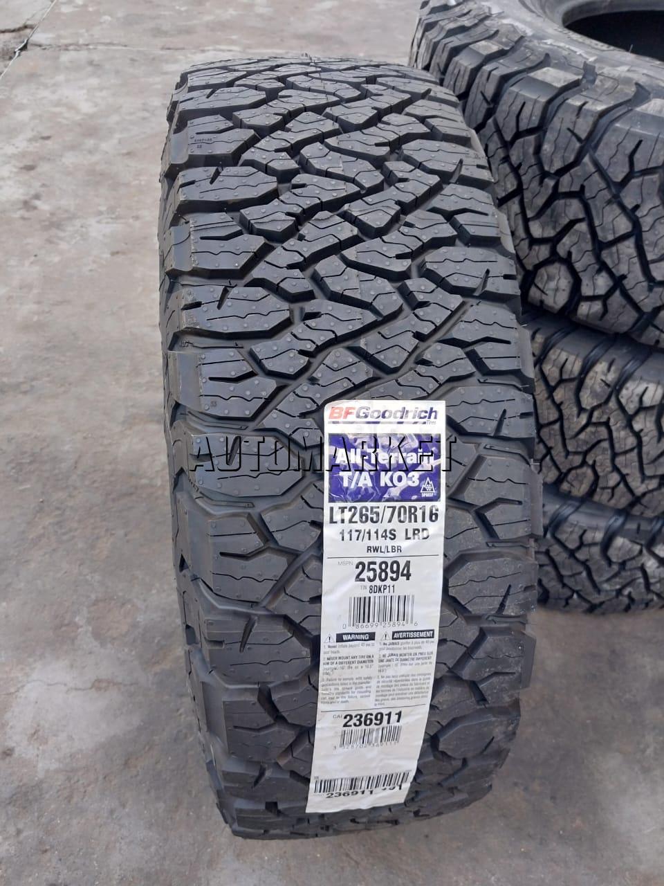 265/70R16 BF Goodrich All-Terrain T/A KO3 Tyre