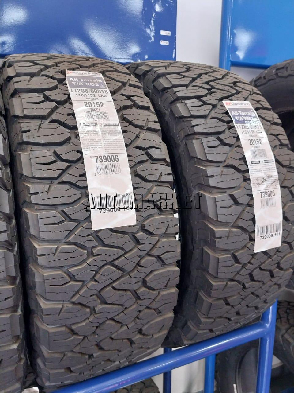 285/60R18 BF Goodrich All-Terrain KO3 Tyre in Kenya – 116T