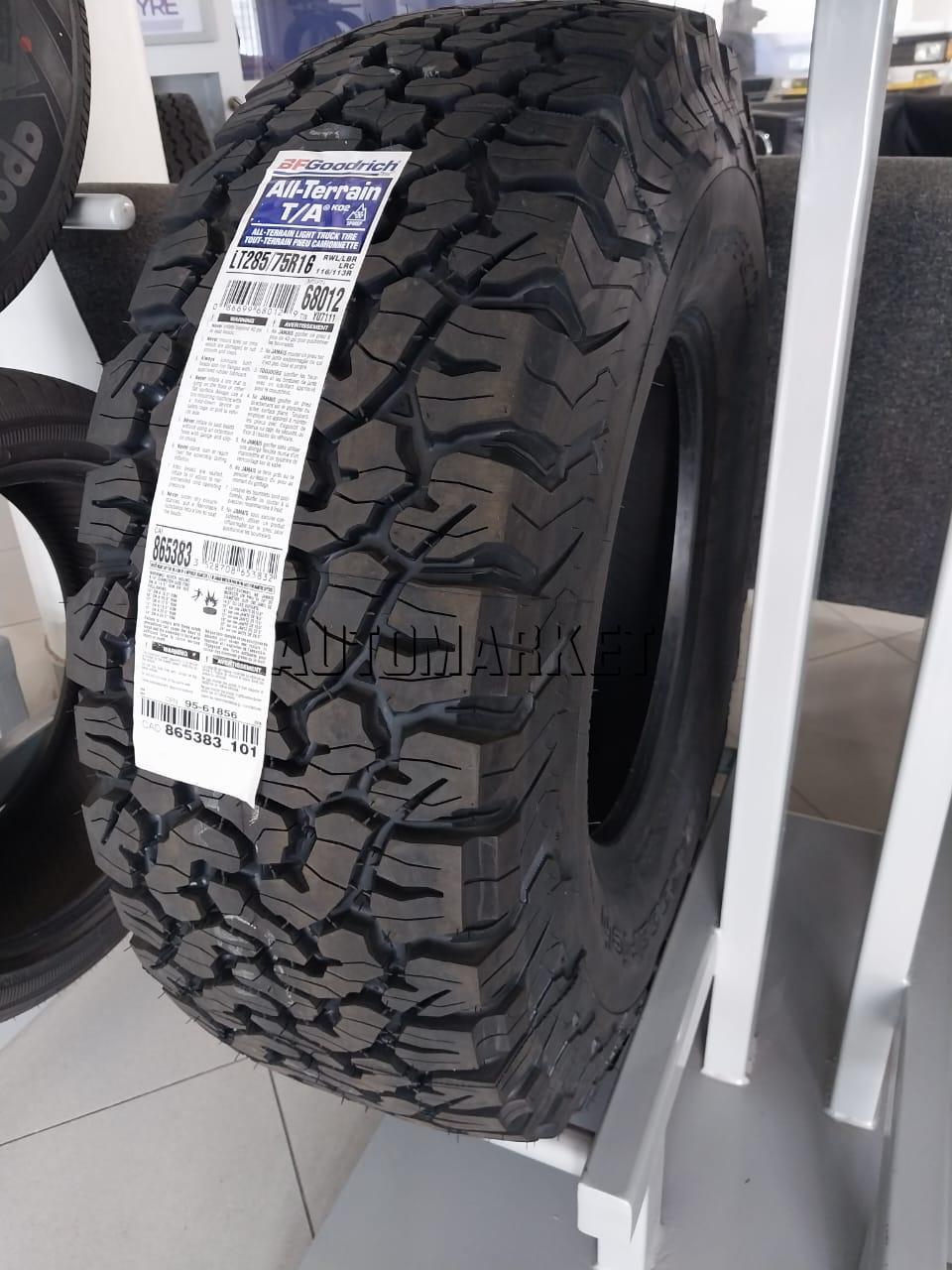 LT285/75R16 BF Goodrich HD All-Terrain Tyre in Kenya – 126/123R