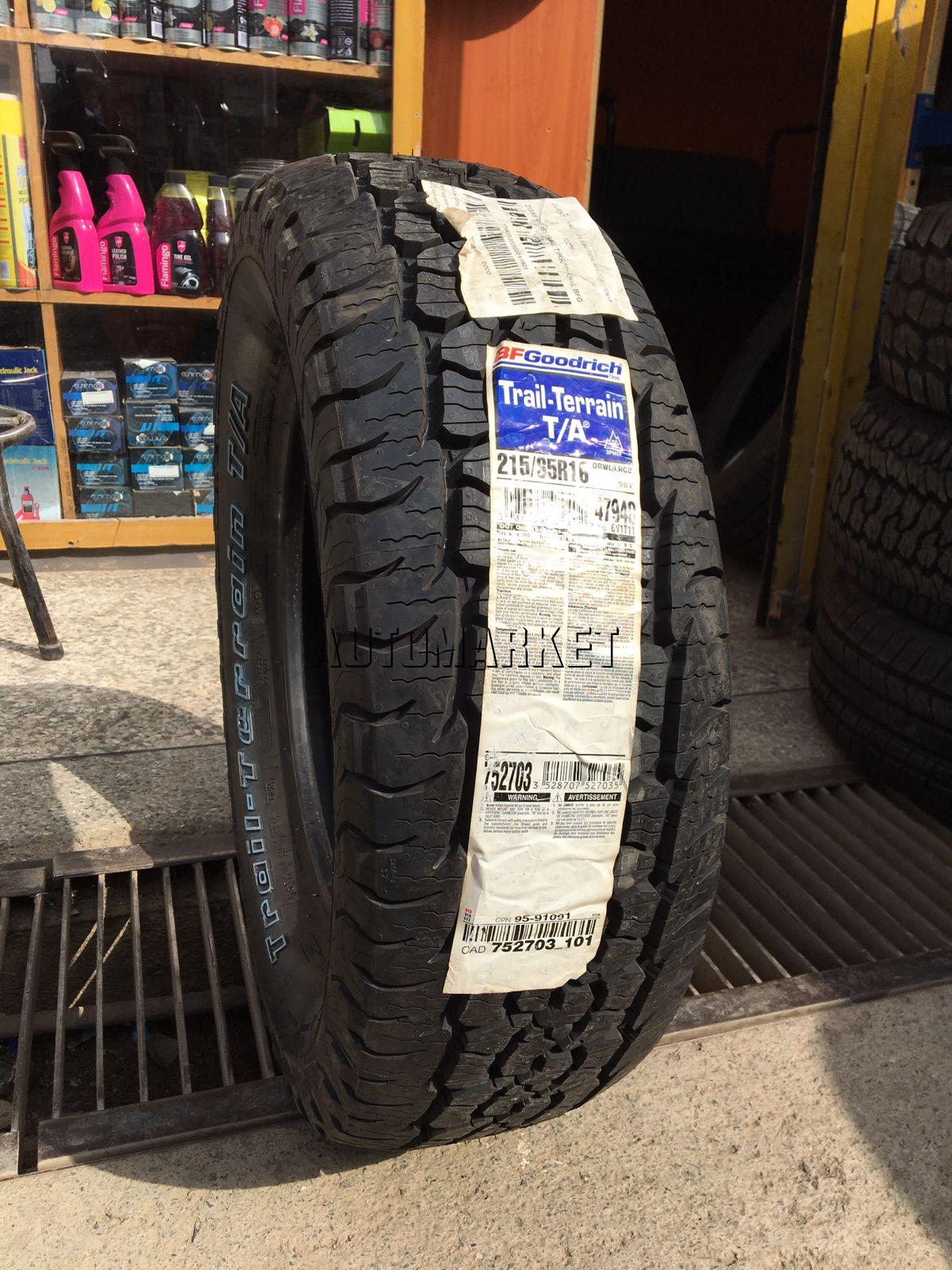 215/65R16 BF Goodrich T/A Tyre