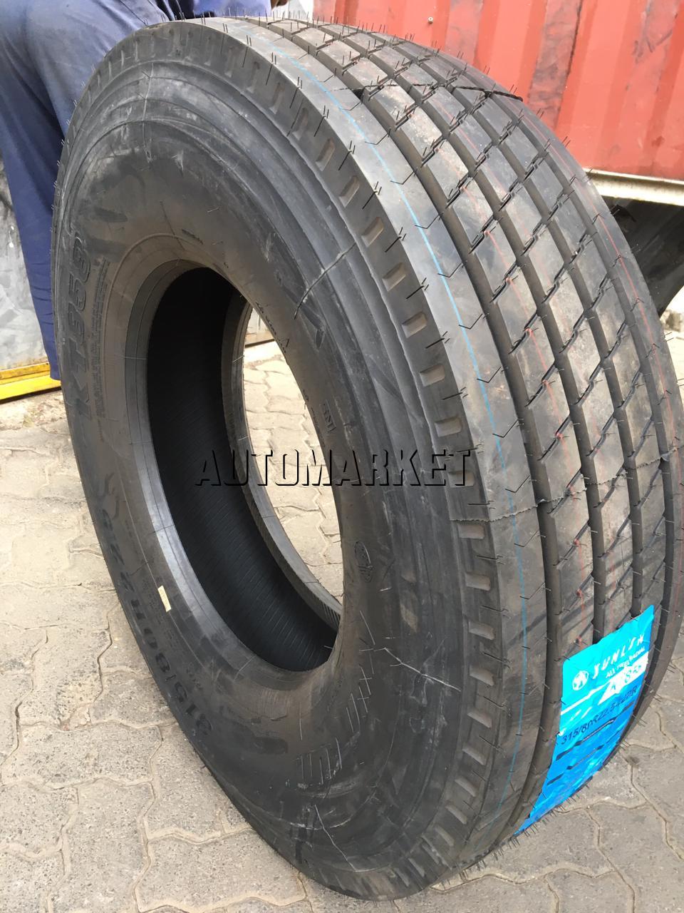 315/80R22.5 Kunlun Highway / Steering Truck Tyre from China