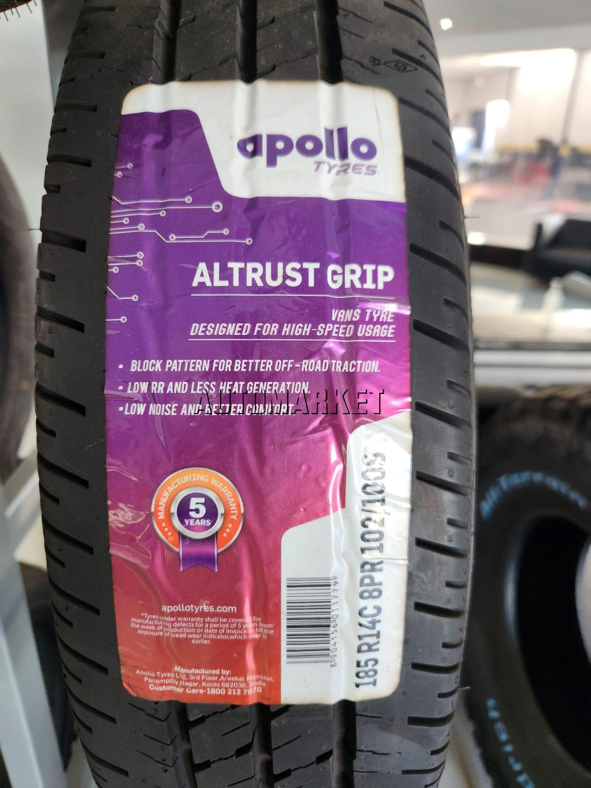 185R14C Apollo Tyres Commercial Tyre