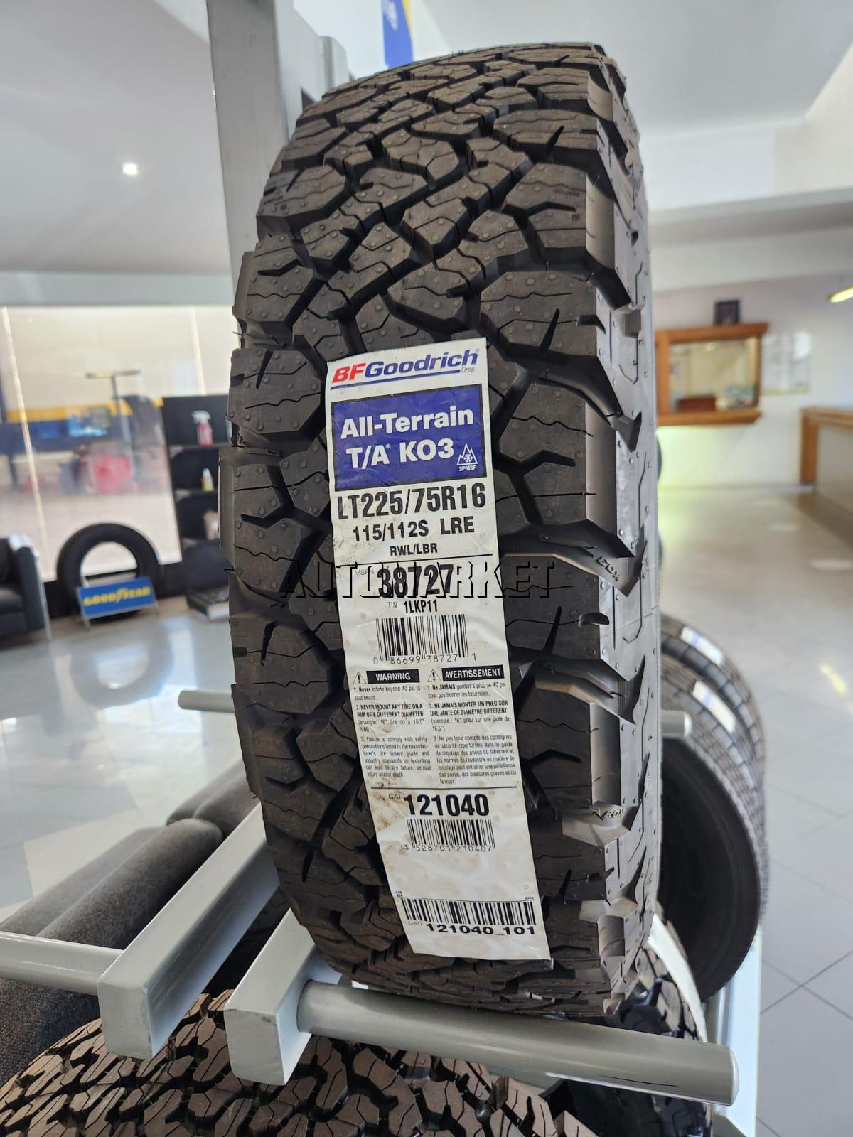 225/75R16 BF Goodrich KO3 Tyre