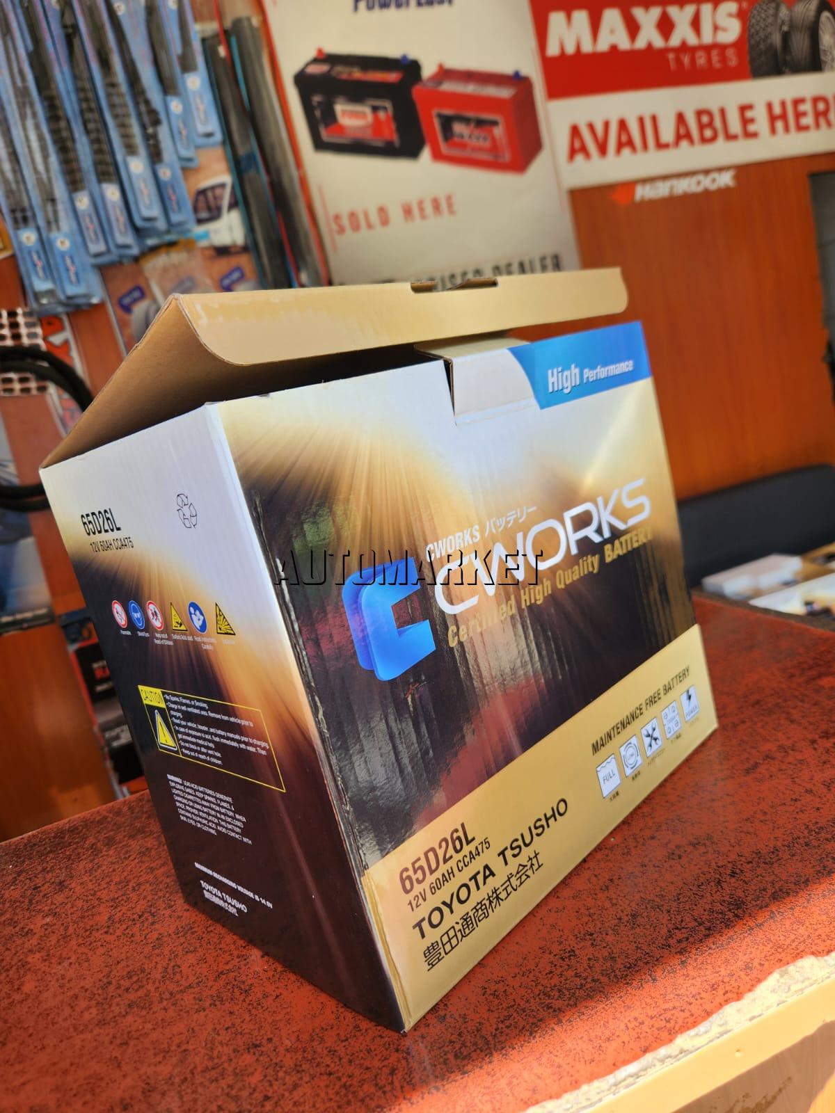 CWORKS NS70 Car Battery – Toyota Tsusho Malaysia
