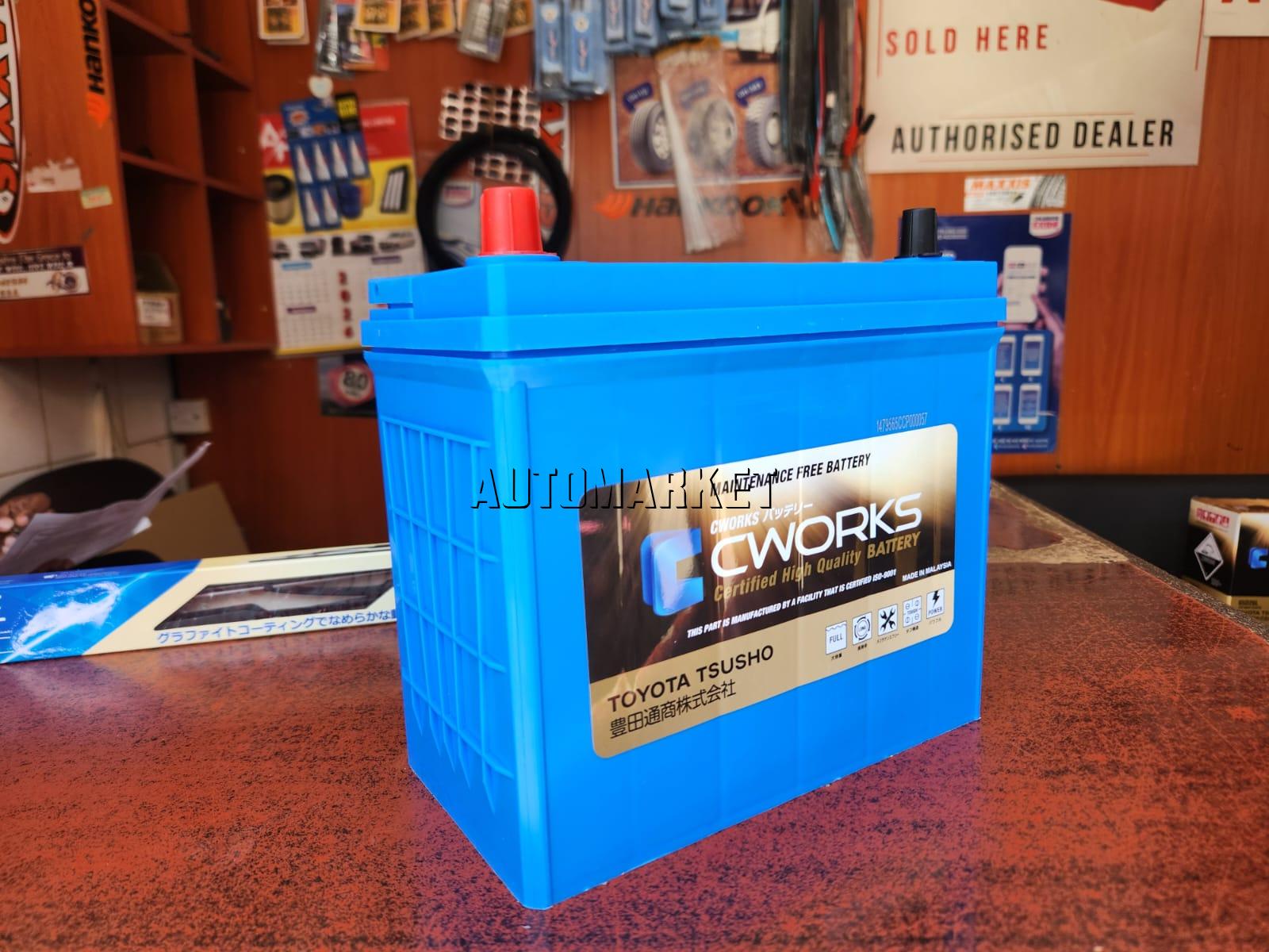 CWORKS NS60 (045) Car Battery – Toyota Tsusho Malaysia