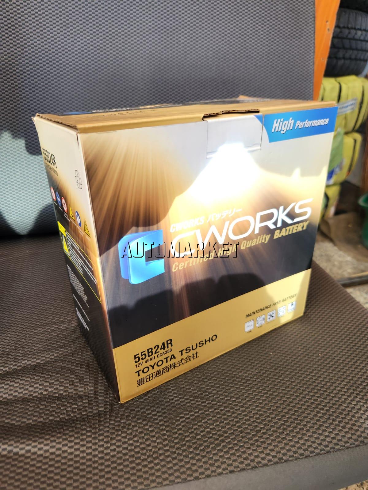 CWORKS NS60 (045) Car Battery – Toyota Tsusho Malaysia