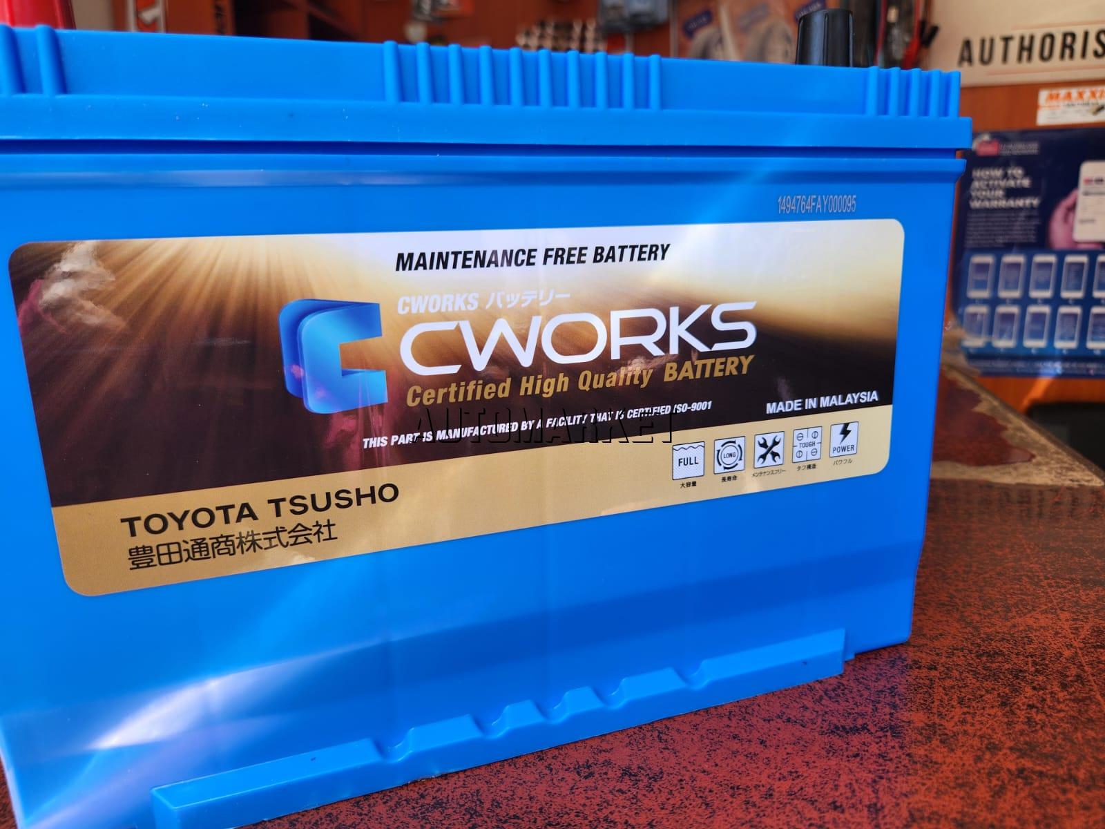 CWORKS N70 Car Battery – Toyota Tsusho Malaysia