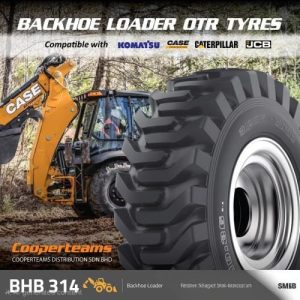 backhoe loader tyres used on construction and earthmoving sites in Kenya