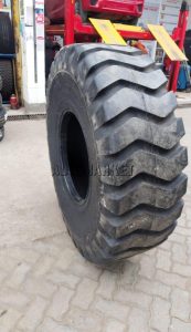 Heavy-duty 20.5-25 off-the-road tyre designed for rugged ground