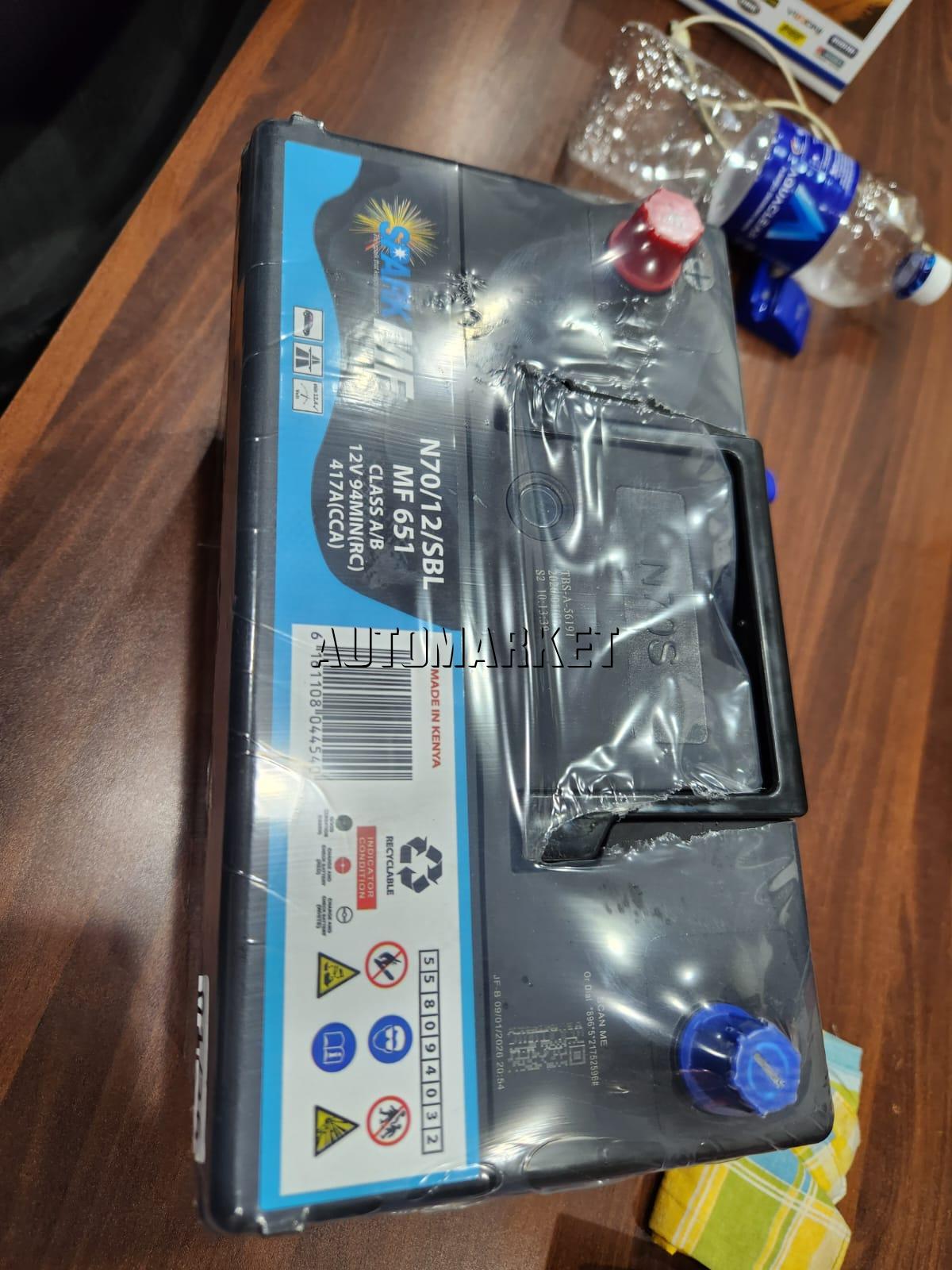 Spark MF N70 Maintenance Free Car Battery