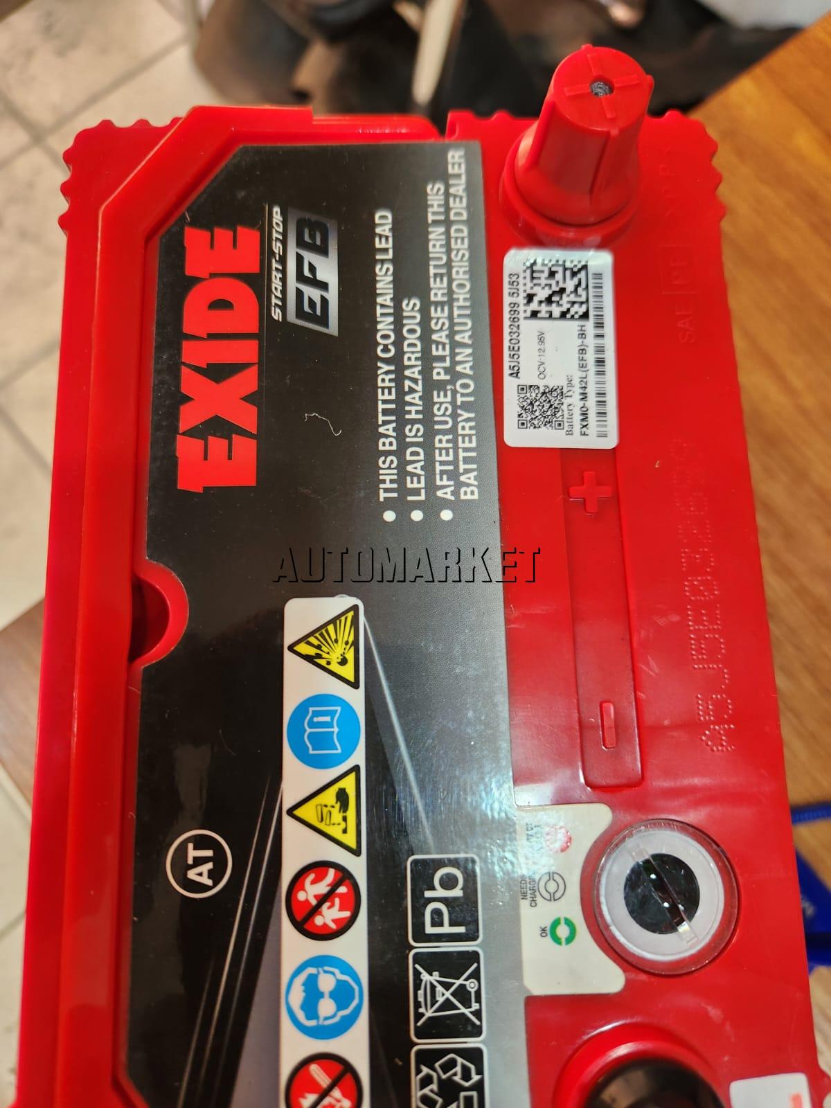 Chloride Exide M42 (035) EFB Start-Stop Car Battery