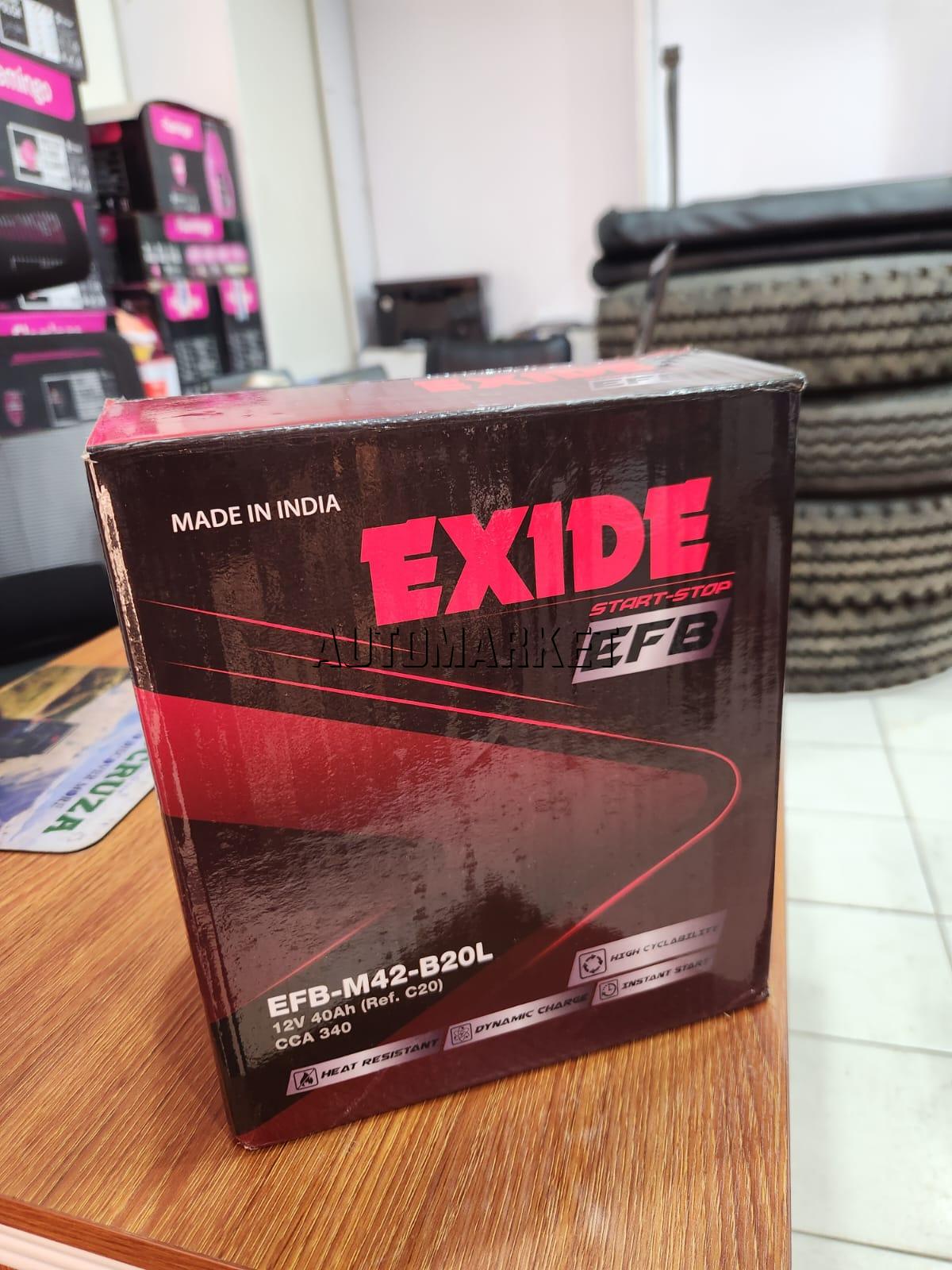 Chloride Exide M42 (035) EFB Start-Stop Car Battery