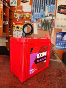 Chloride Exide Matrix 045 maintenance free car battery for small and mid-size petrol vehicles in Kenya