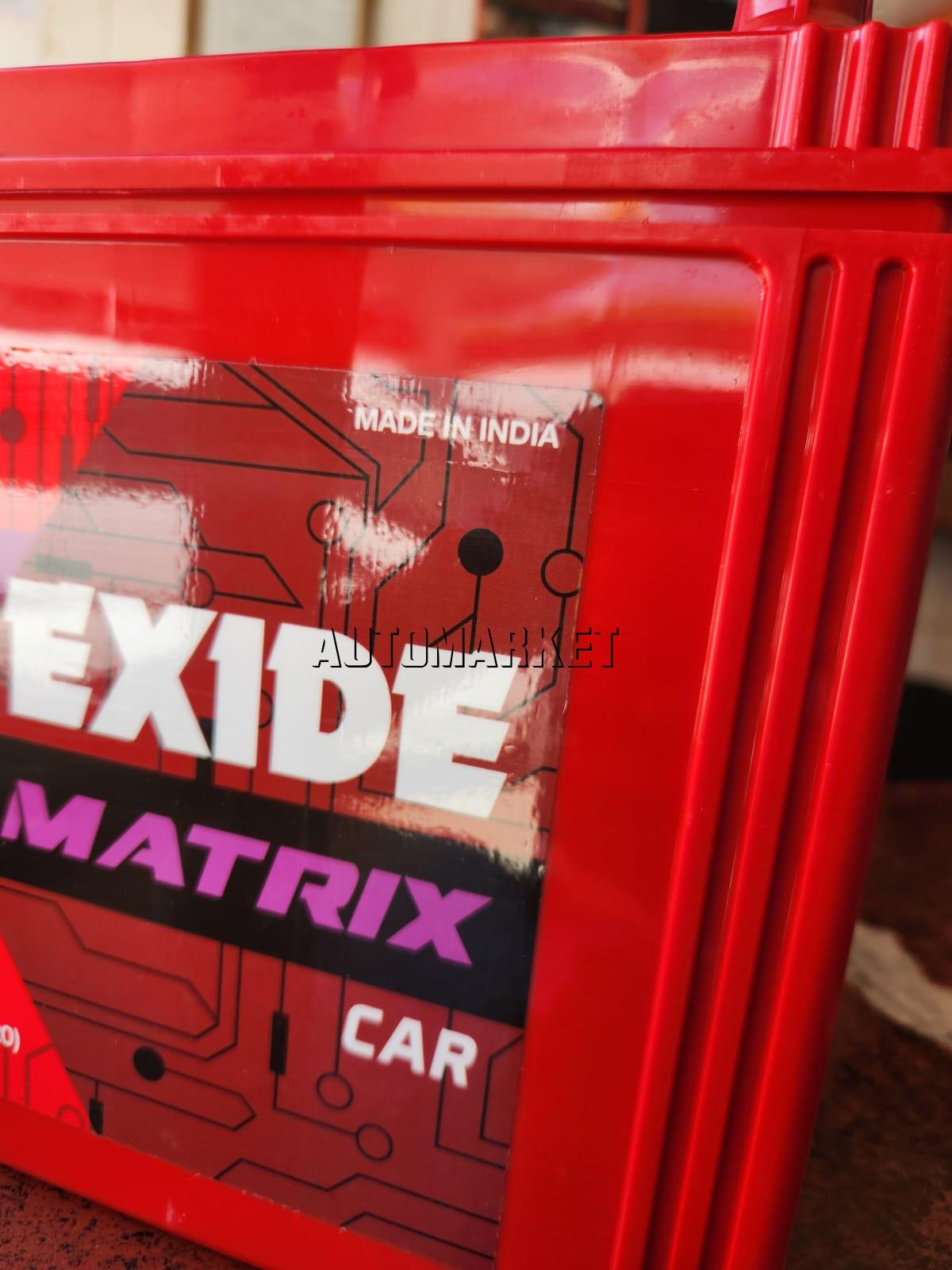 Chloride Exide Matrix 045 Maintenance Free Car Battery