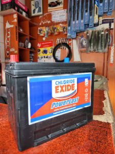 Chloride Powerlast NS70 maintenance-free car battery for Kenyan vehicles providing reliable starting power and long service life
