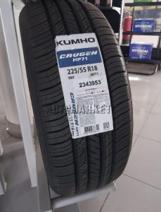 225/55R18 passenger tyre fitted on SUV available in Kenya from Automarket