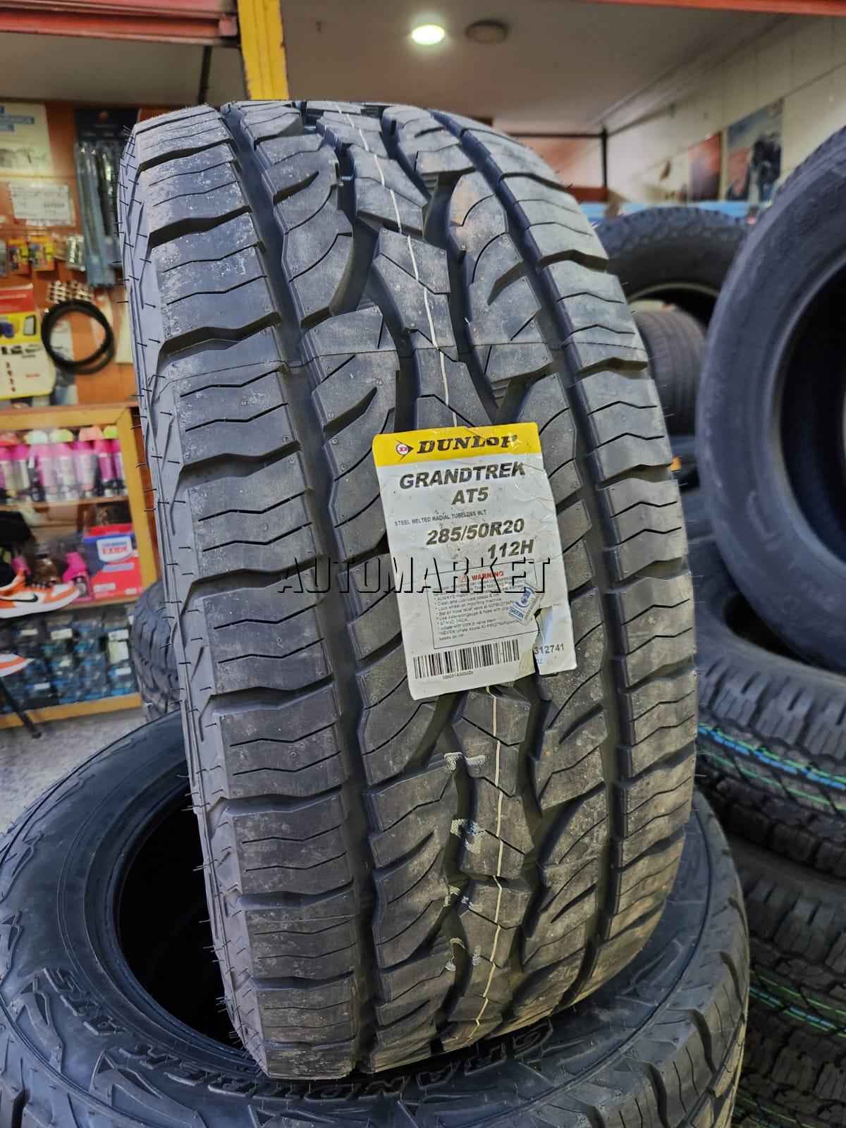 285/50R20 Dunlop Grandtrek AT5 Tyre in Kenya – 112H