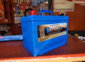 CWORKS N70 maintenance-free automotive battery by Toyota Tsusho