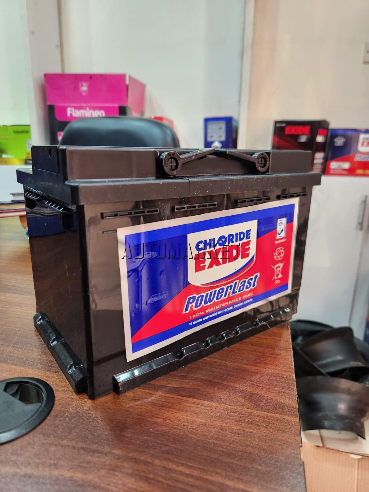 Chloride Powerlast DIN 66 MFL Car Battery