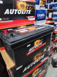 AutoLite N200 maintenance free heavy duty truck battery made in Egypt