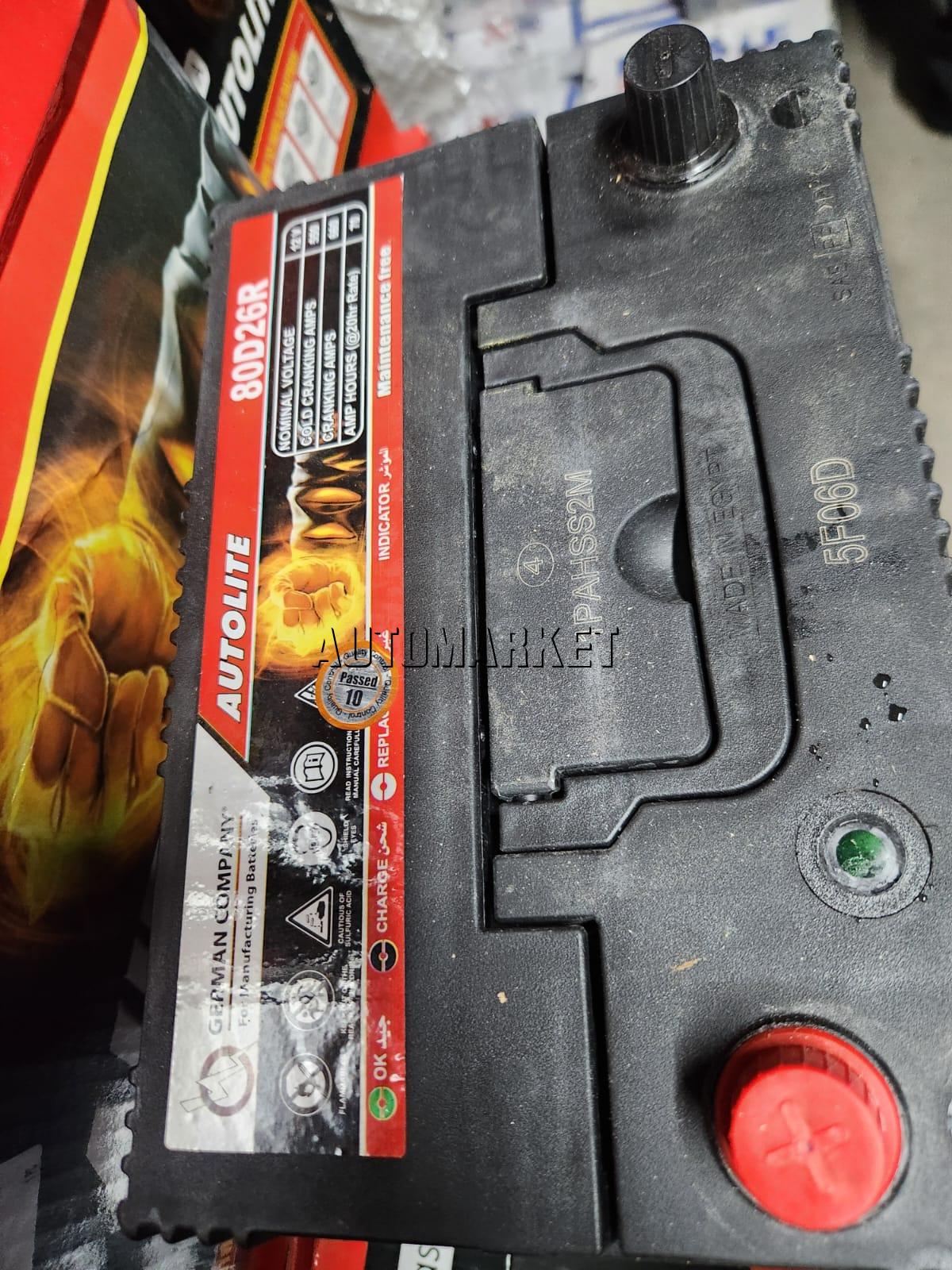 AutoLite NS70 Car Battery – Egypt | 1 Year Warranty