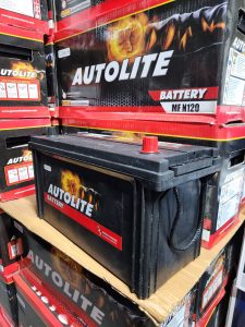 AutoLite N100 maintenance free car battery made in Egypt