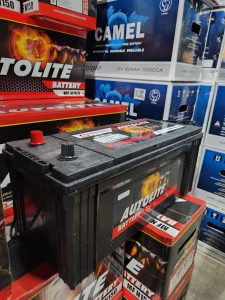 AutoLite N150 maintenance free heavy duty car battery made in Egypt