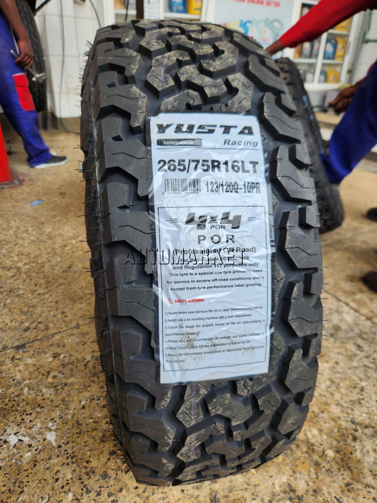 265/75R16 LT Yusta AT Tyre in Kenya