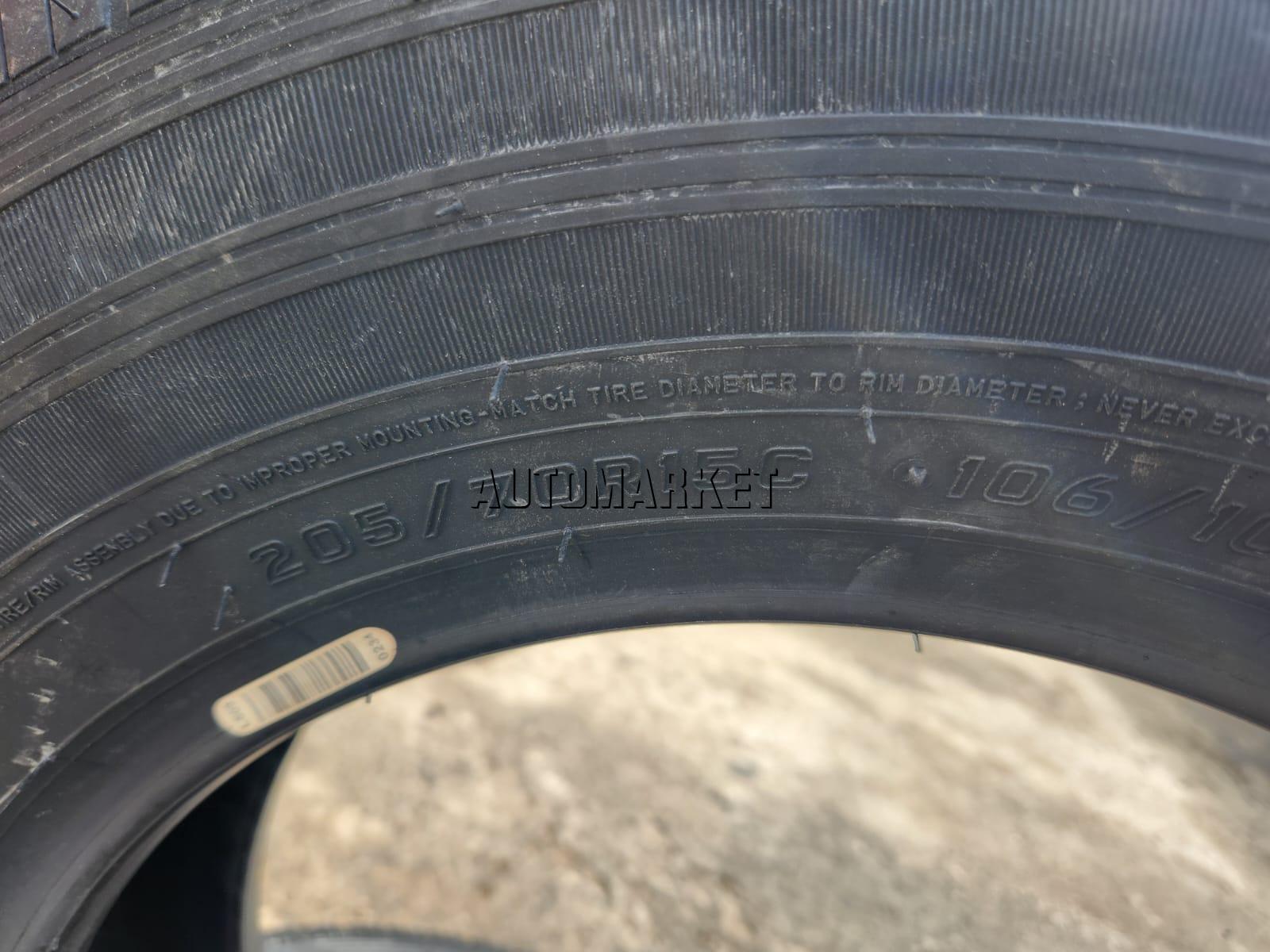 205/70R15C Dunlop Light Truck Tyre