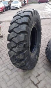 14.00-24 Aeolus 28PR tube type industrial tyre from China with deep off-road tread for loaders and construction equipment.