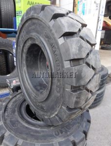 6.50-10 Black Hawk solid self locking forklift tyre for warehouse and industrial forklifts
