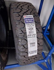235/70R16 BF Goodrich KO3 all terrain tyre for SUVs and 4x4 vehicles in Kenya